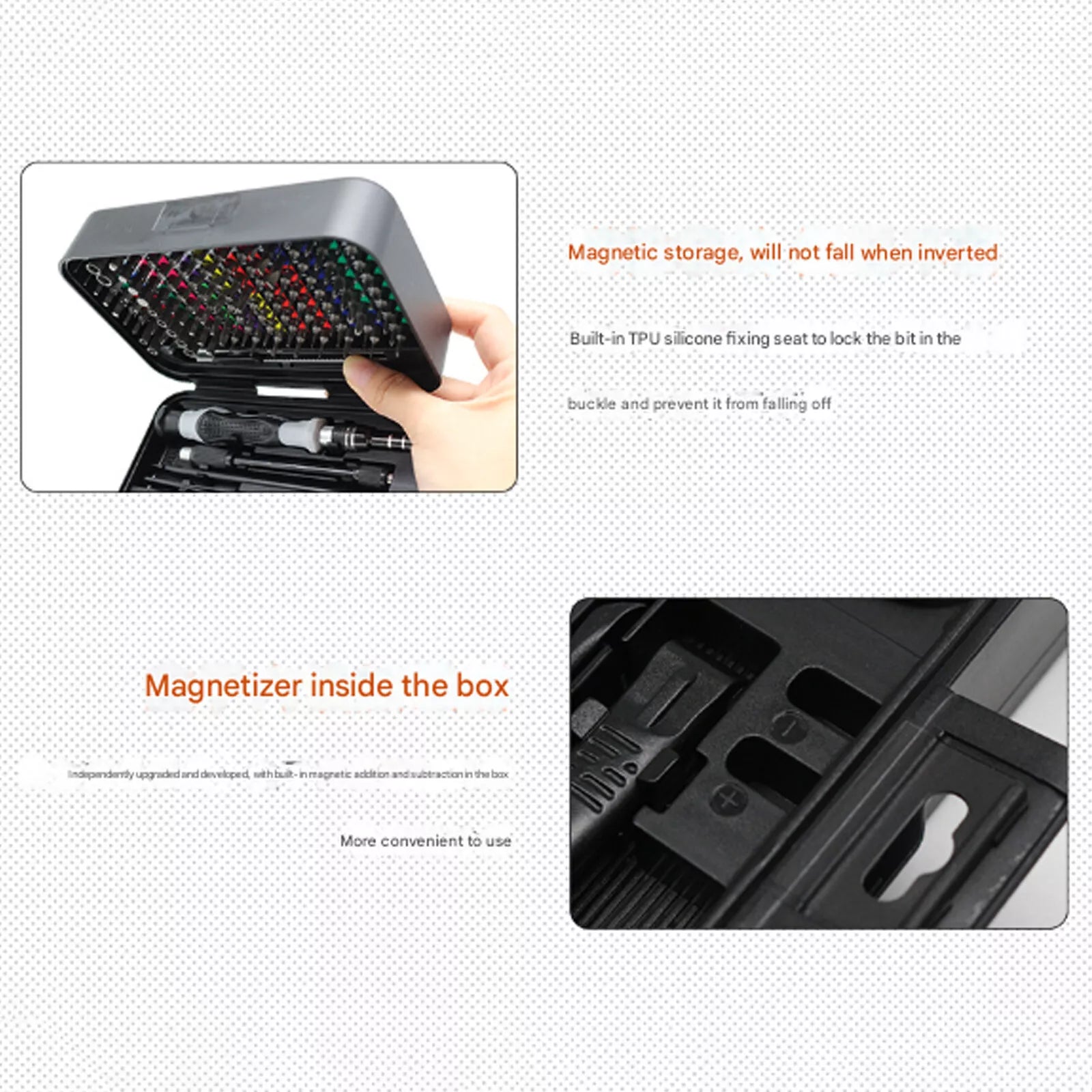 132 in 1 Magnetic Precision Screwdriver Set PC Phone Electronics Repair Tool KMP