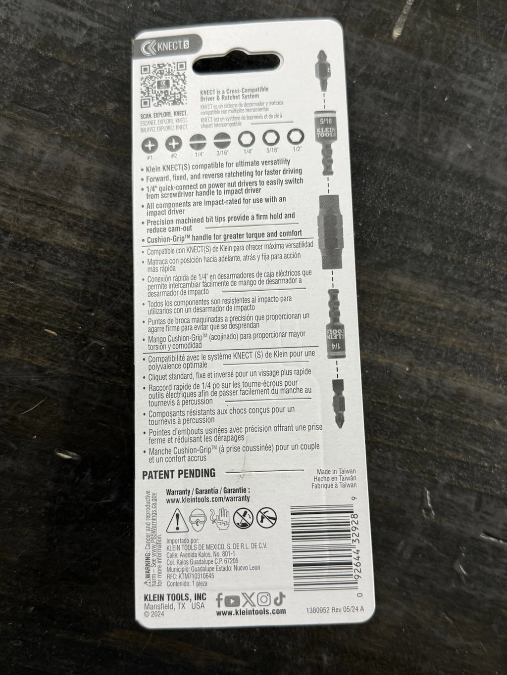 Klein Tools 32561HDRT Ratcheting 7-In-1 Impact Rated Stubby Screwdriver