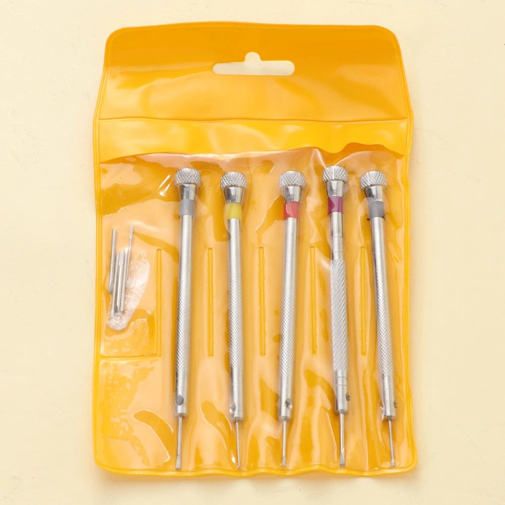 5 Pcs Small Screwdriver Set Glasses Repairing Tool Kit Sunglasses