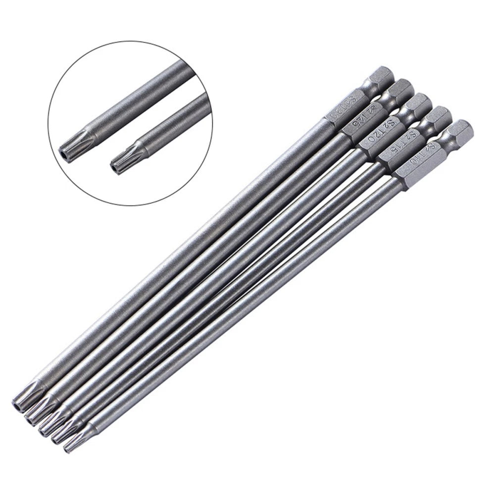 5 Pcs Tool Impact Nut Driver Set Screw Star Screwdriver Bits