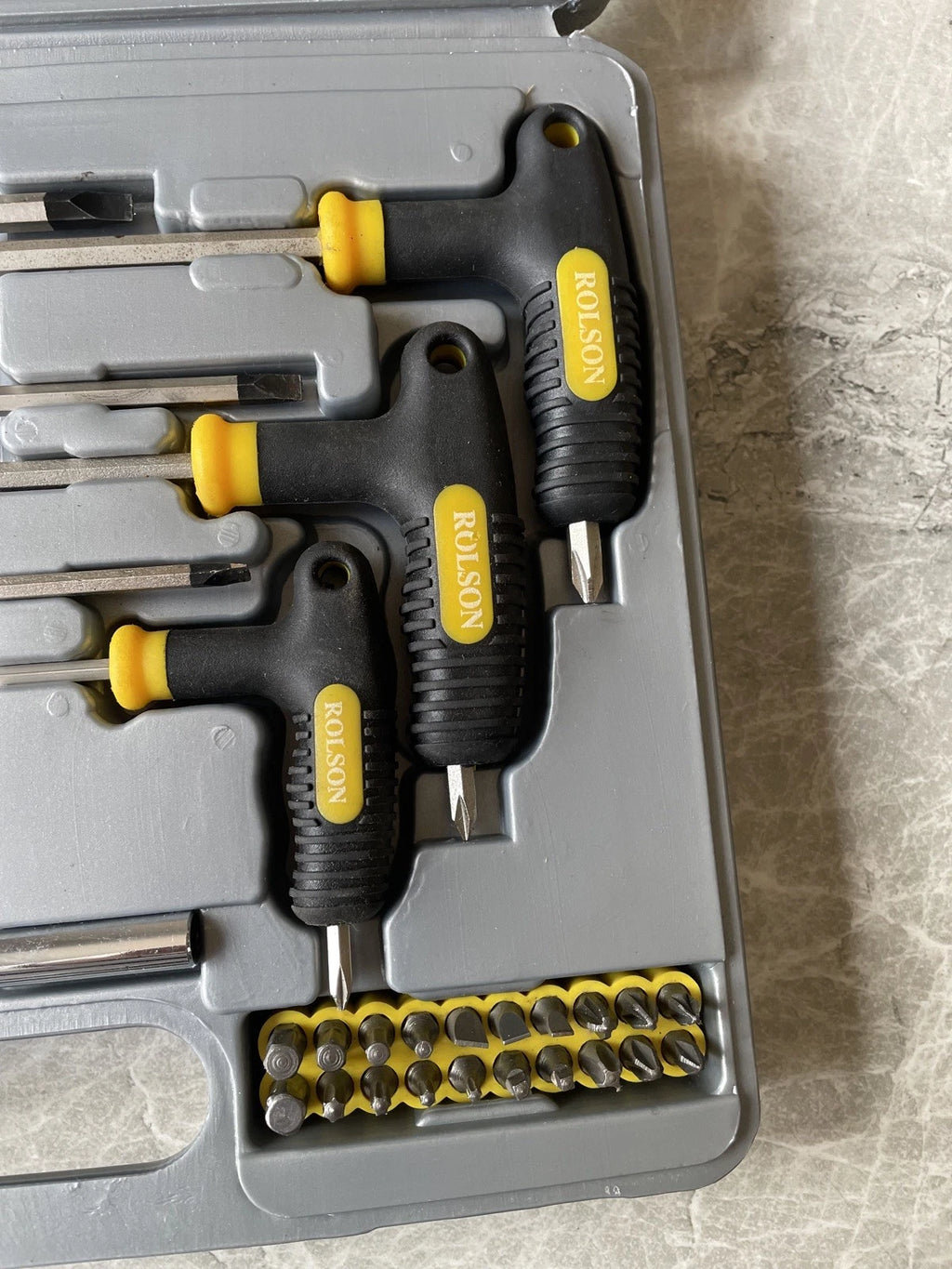 Rolson T-Handle Screwdriver Set in Carry-case
