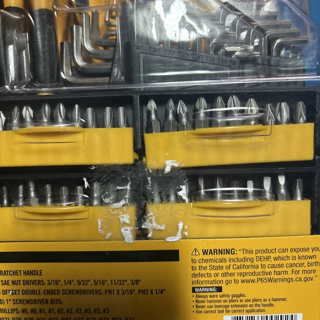 Olympia Tools 124 Piece Chrome-Vanadium Screwdriver Set, Slotted & Philips  More