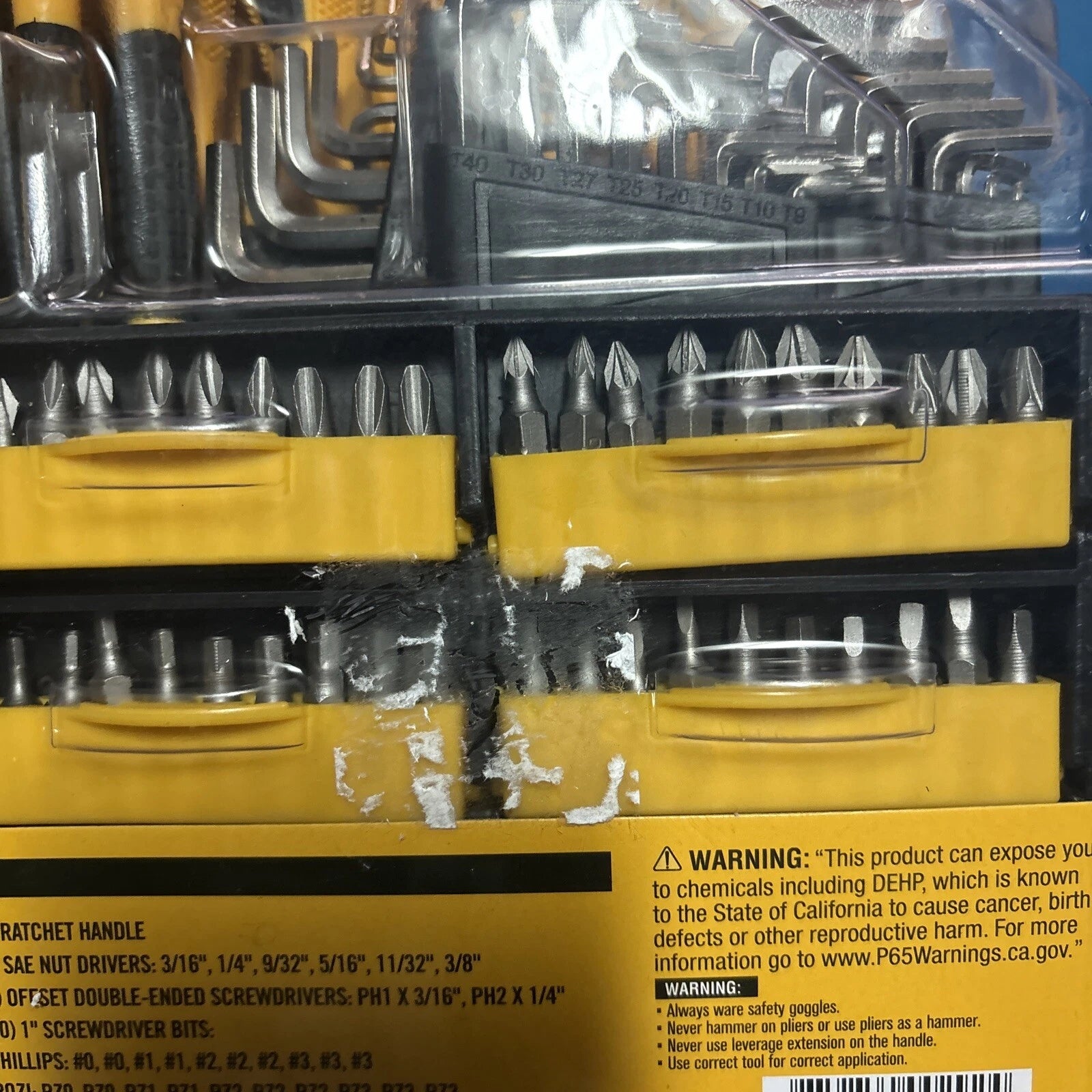 Olympia Tools 124 Piece Chrome-Vanadium Screwdriver Set, Slotted & Philips  More