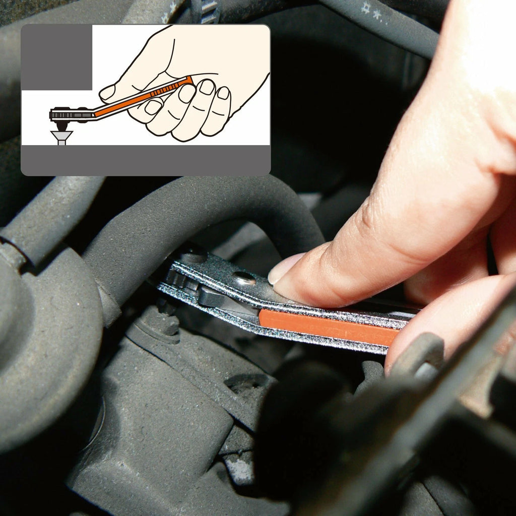 VESSEL Japan Plate Ratchet Driver Petarache Set TD-78