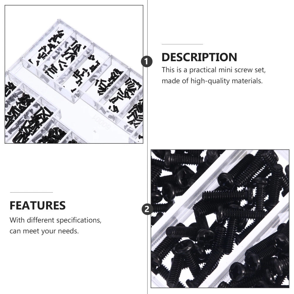 Air Replacement Screws Tiny for Electronics Console Hobby Assortment