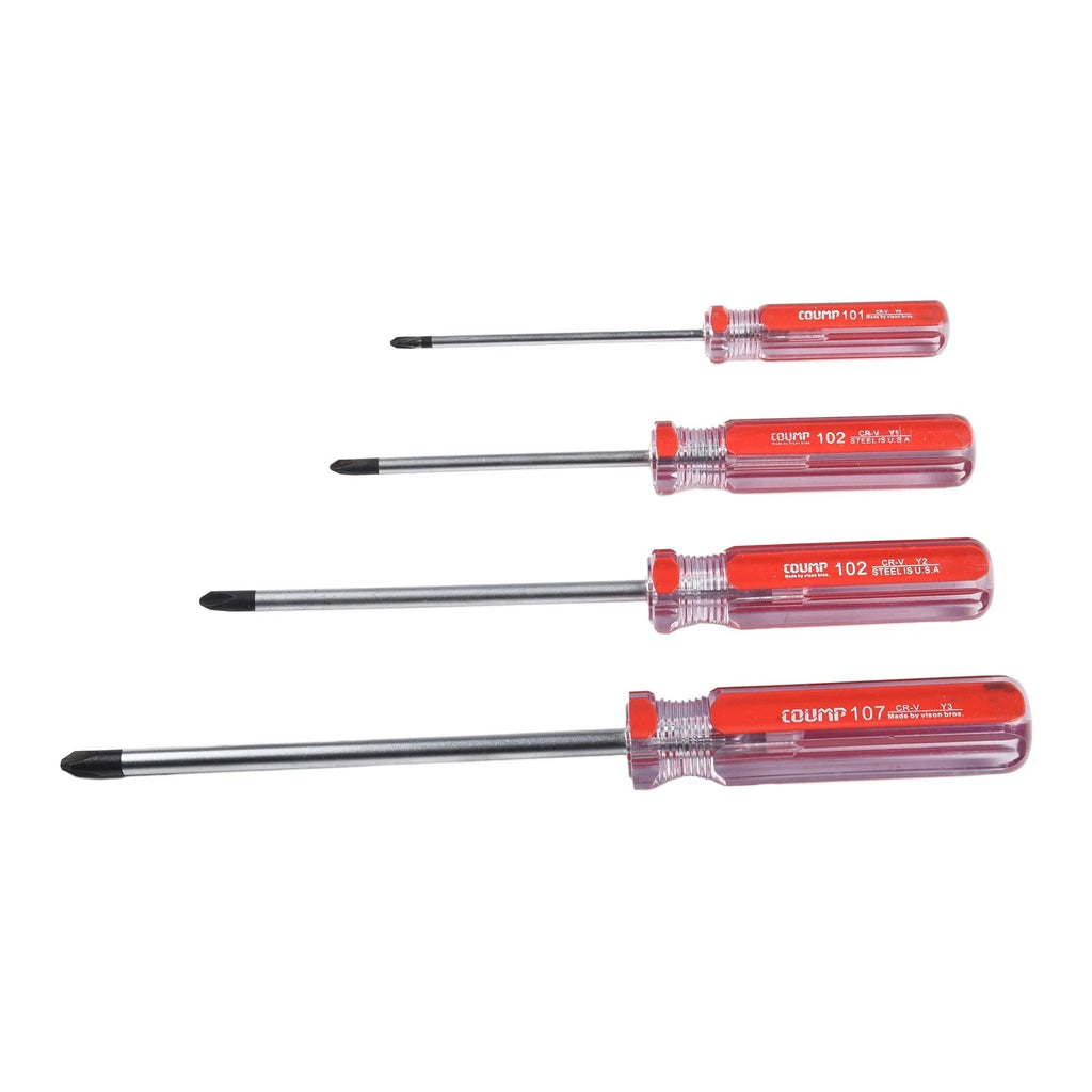 Y shaped Screwdriver Set with Precision Tip and Strong Magnetic (4pcs)