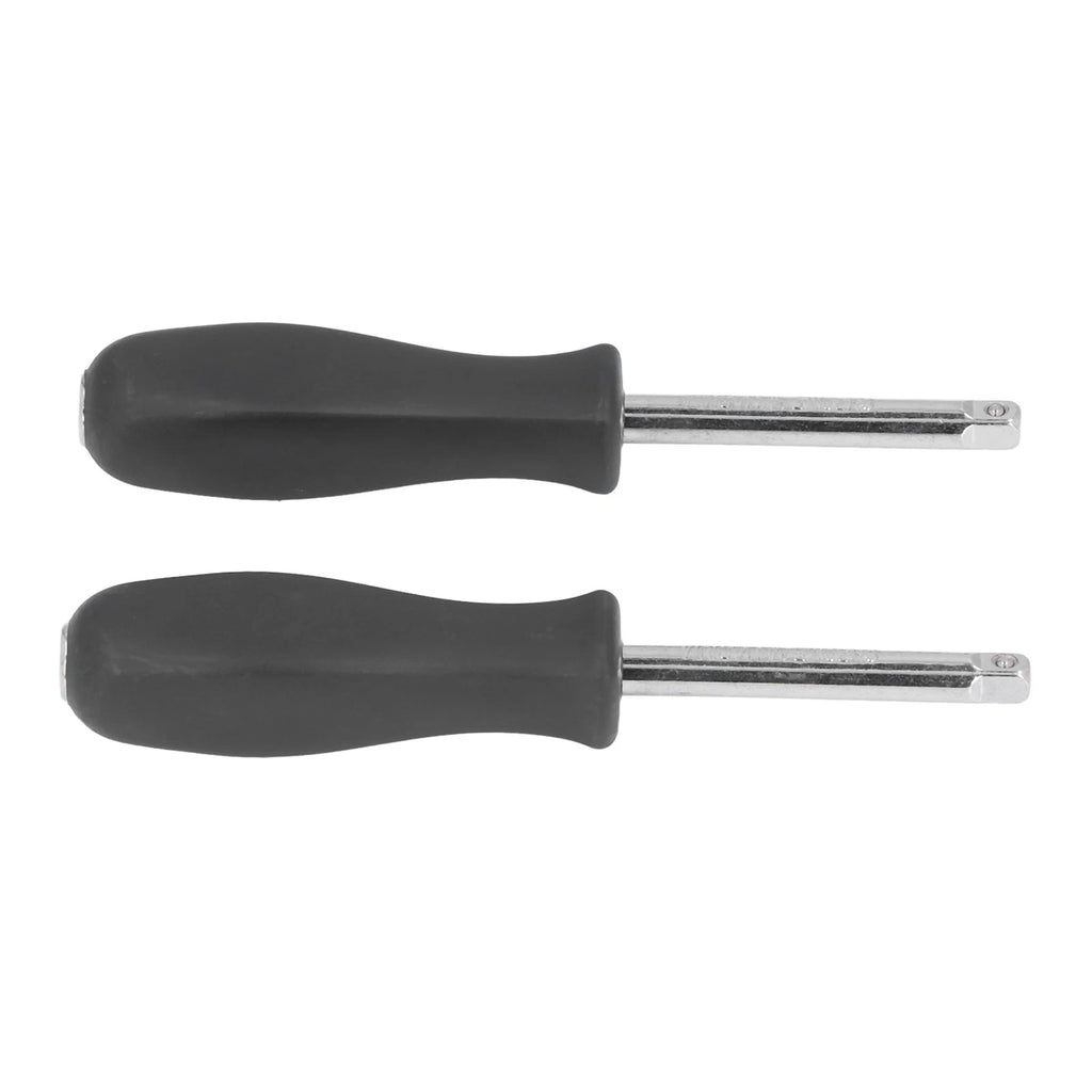 2Pcs Drive Spinner 1/4in Socket Driver Handle Tool Set Kit For Repair