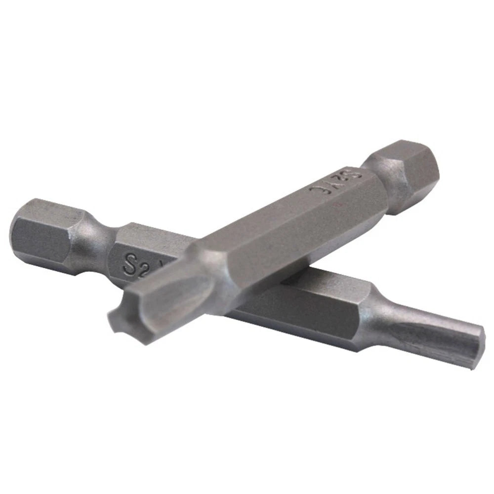 4 Pcs Triangle Tip Screwdriver Bits Magnetic Chrome Vanadium Alloy Steel