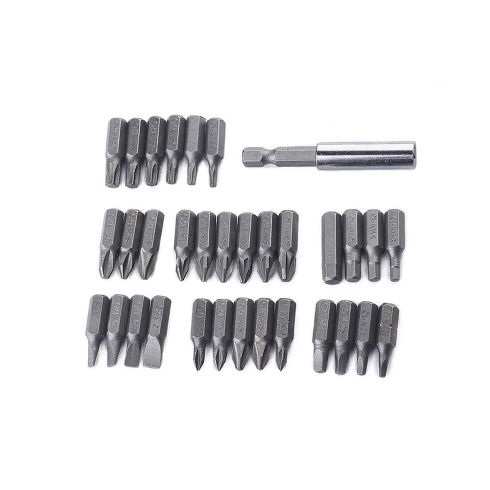 33 Pcs Tamper Proof Screwdriver Bit Set Security Bits for Screws