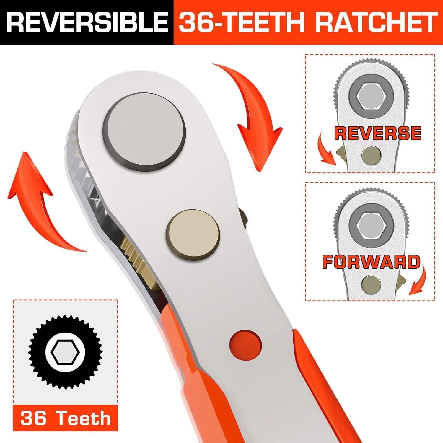 2 X Ratcheting Right Angle Screwdriver Hex Drive 90 Degree Offset+20pc Bits Set