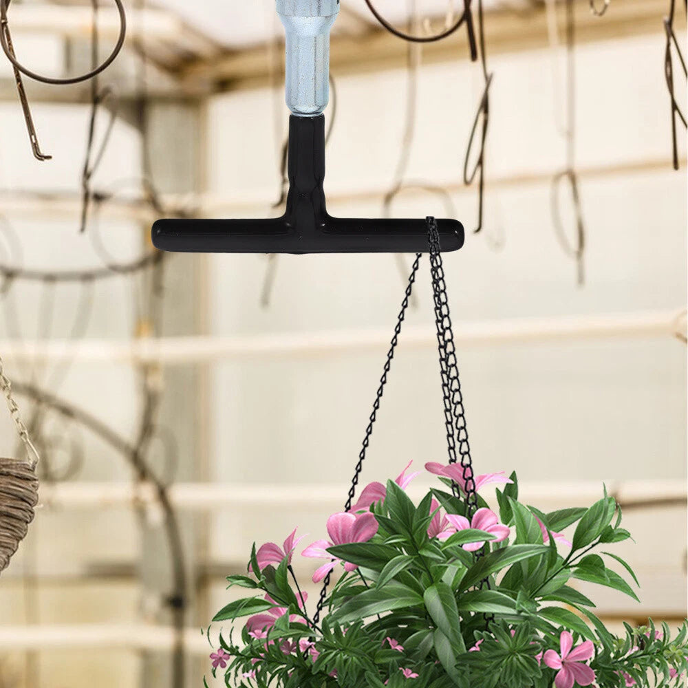 Wing Nut Driver for Eye Screws and Screw-in Hooks Steel T Handle Nut Driver