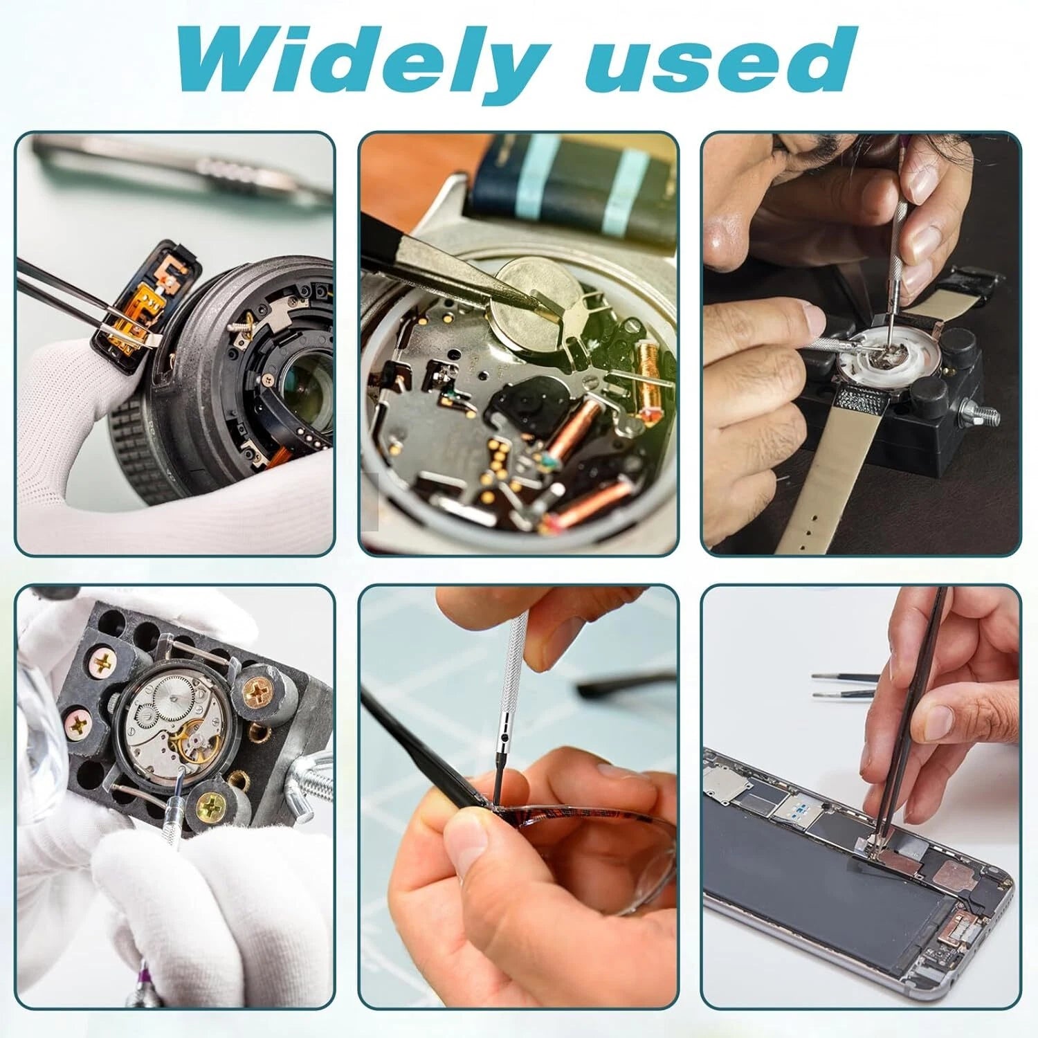 8 Pieces Professional Watch Screwdriver Set Micro Precision Watchmaker Screwdri