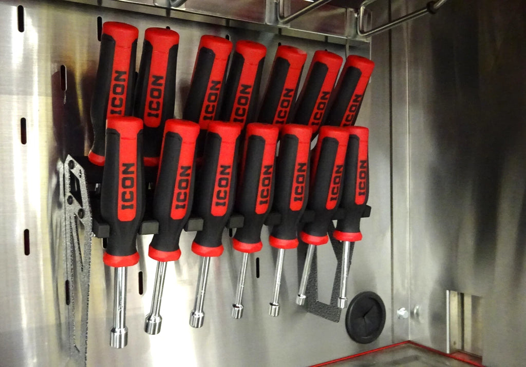 US General Icon hutch mount Organizer holder for ICON Nut Driver set tool box