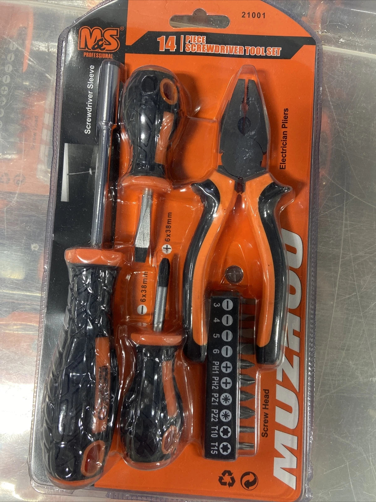 14 Piece Screwdriver Tool Set