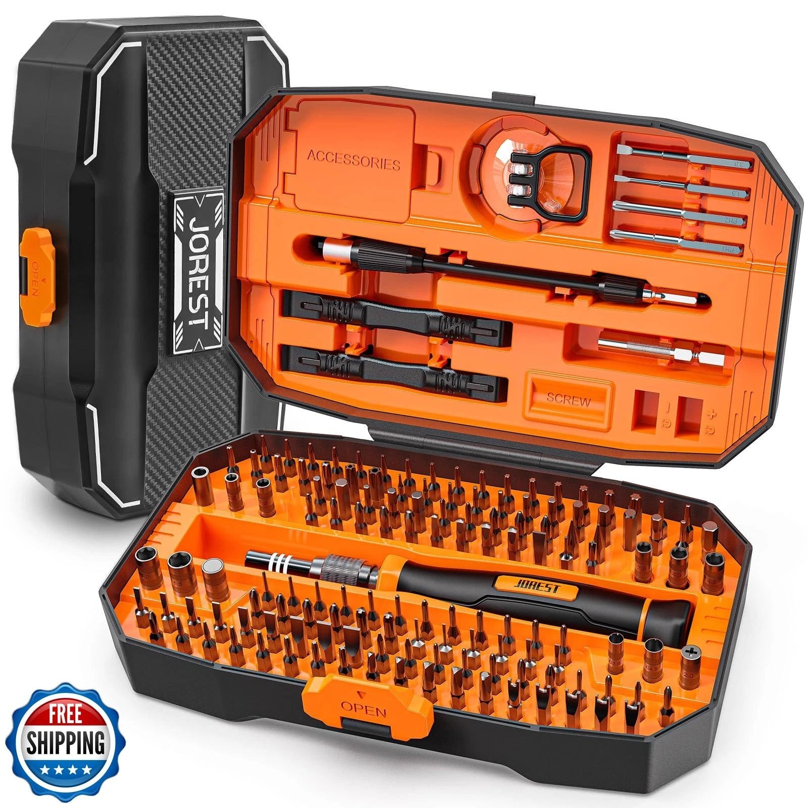 JOREST 152 in 1 Precision Screwdriver Set, Tool Gifts for Men, Magnetic Tool