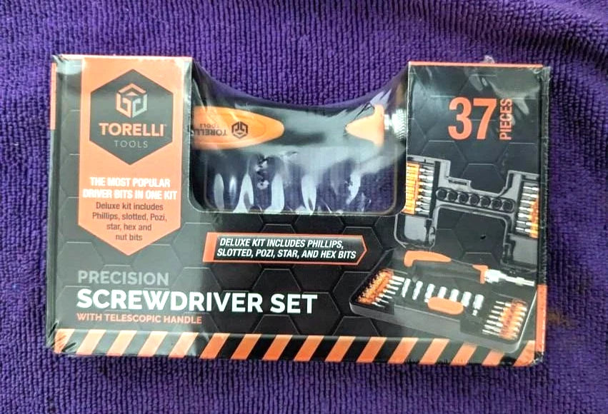 Torelli 37 pc screwdriver set. New in box (T)