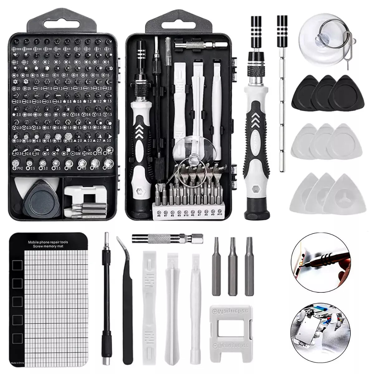 115 in 1 Precision Screwdriver Set Repair Tool Kit For Laptop Computer PC Phone
