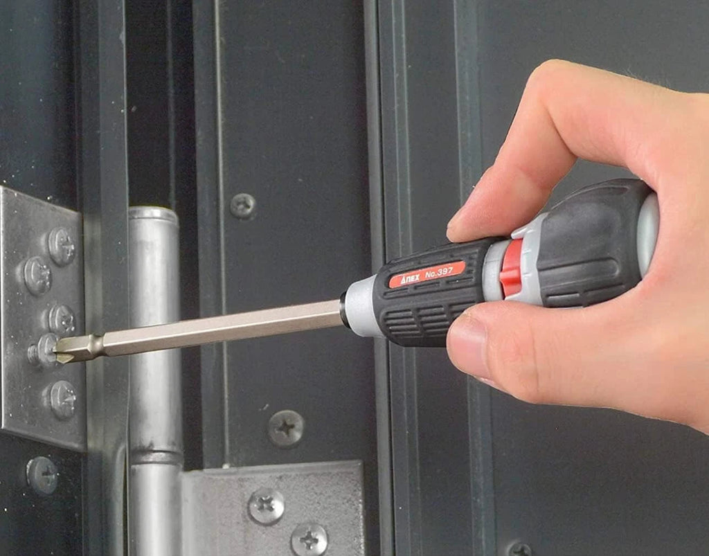 ANEX Japan Ratchet Driver Interchangeable Quick Ball 72 No.397-D Can Be Fixed