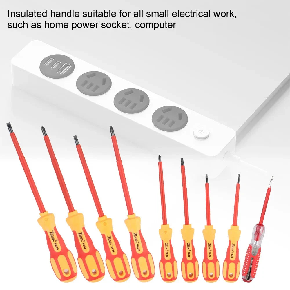 Insulated Phillips Slotted Bits Electrician Magnetic Screwdriver Screwdriver Set