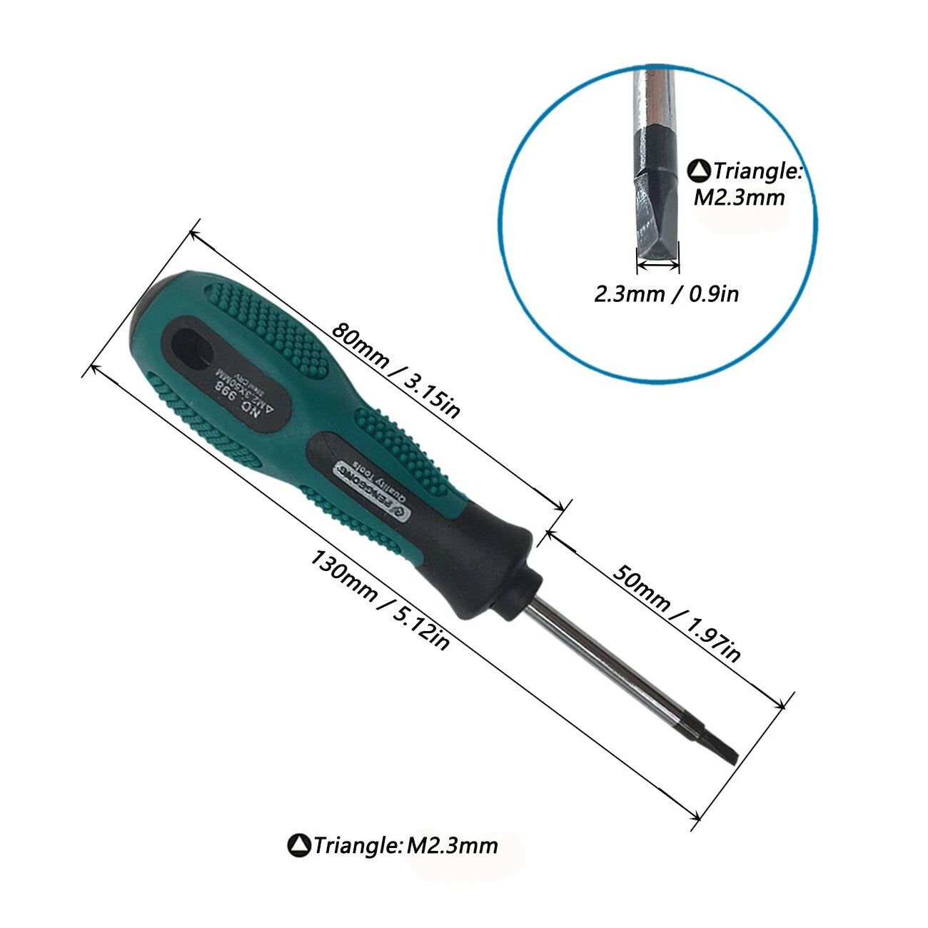 4p Triangle Screwdriver Set Hand Tool Multi-Purpose Magnetic  Tool Kit 1.8-3.0mm