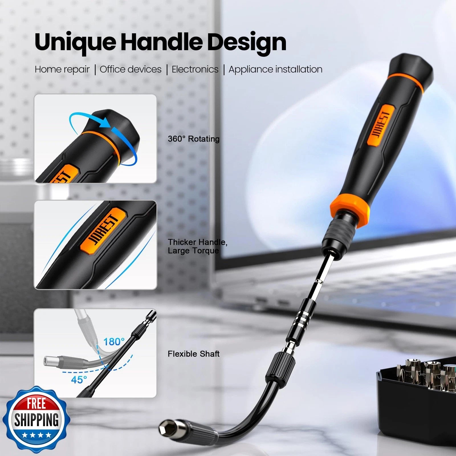 JOREST 152 in 1 Precision Screwdriver Set, Tool Gifts for Men, Magnetic Tool