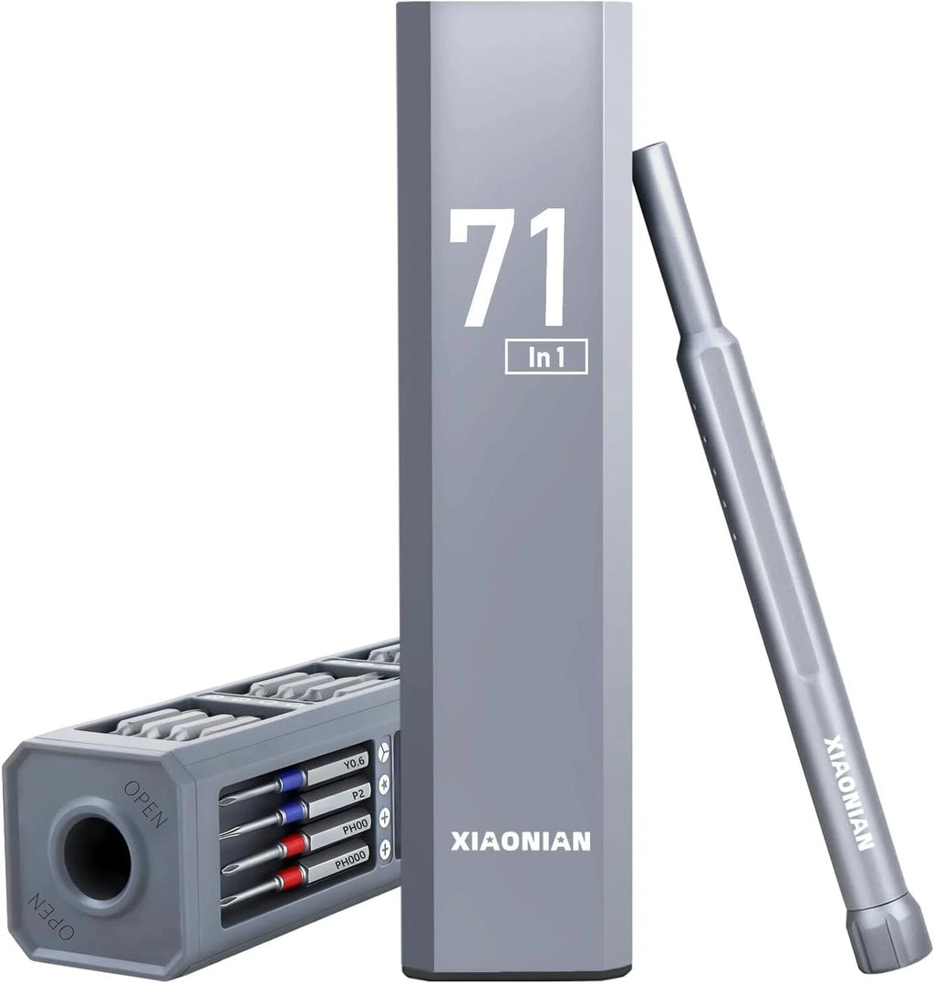 Multi-Bit Screwdriver Set - 71 in 1 Tool Kit for Phones, Watches, & Electronics