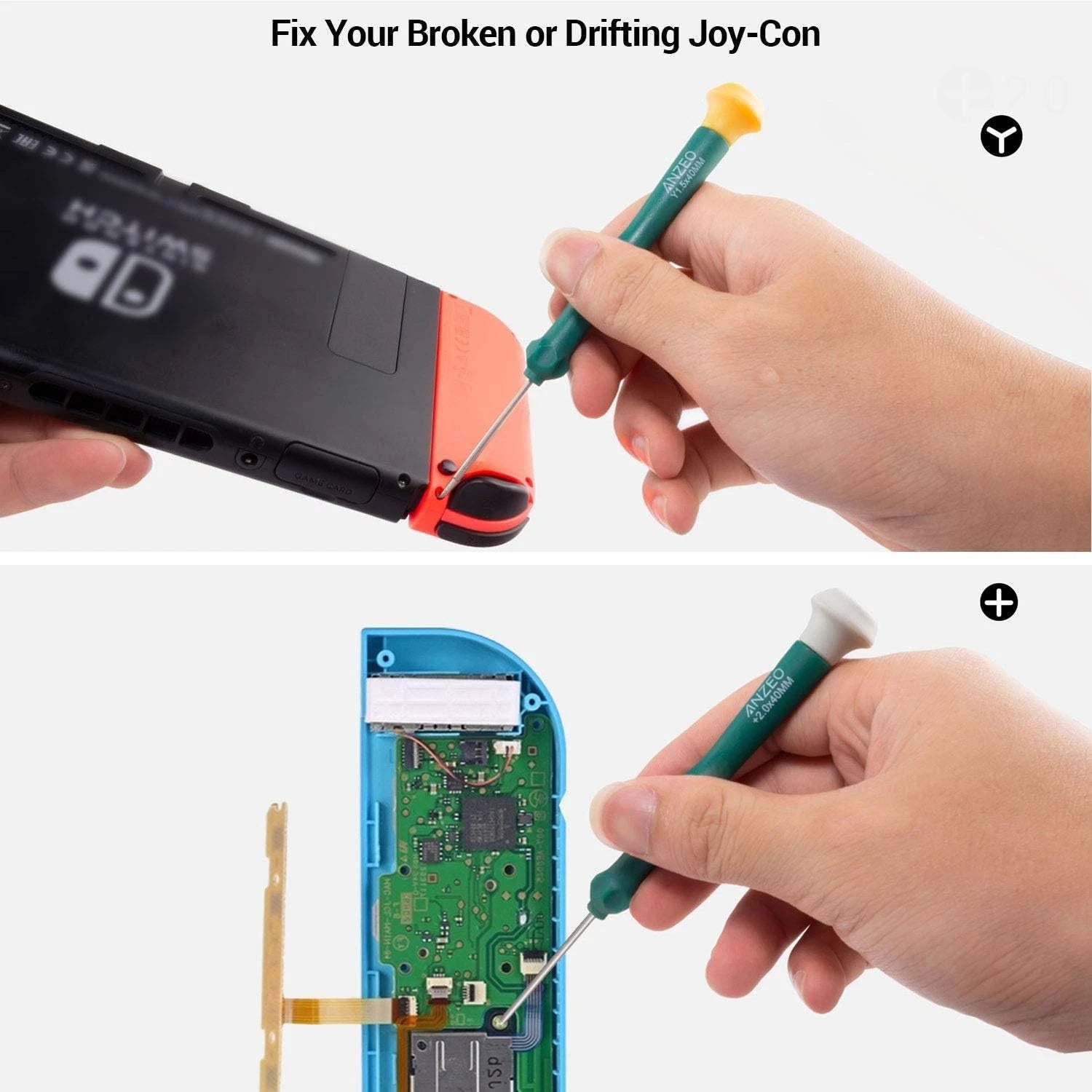 Professional Triwing Screwdriver Set for Joy-Con DIY Repairs – 8 Tools Included