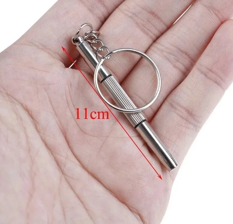 2 PCS Portable 3 in 1 Keychain Screwdriver Eyeglass Sunglasses Watch Repair kit