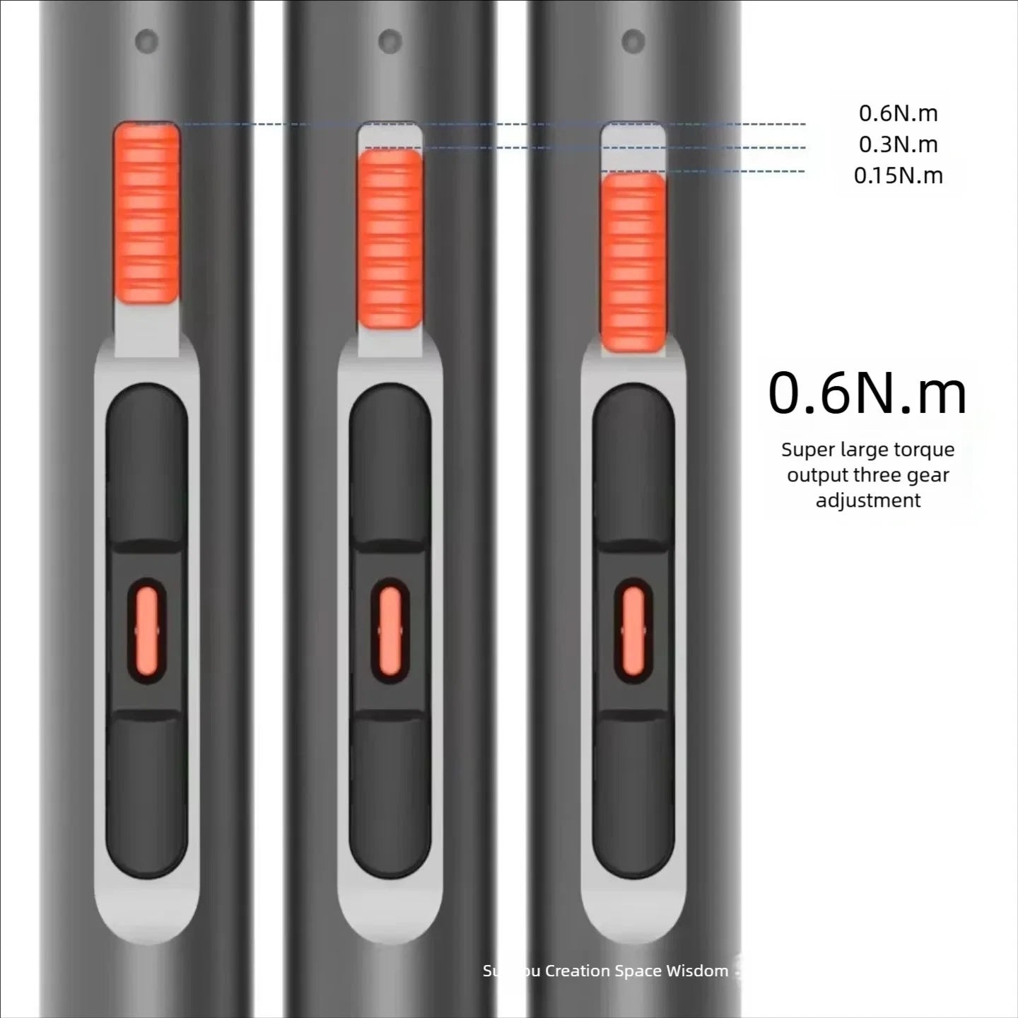 3.6V Electric Screwdriver Rechargeable Screwdriver Set with LED Light 3 Torque