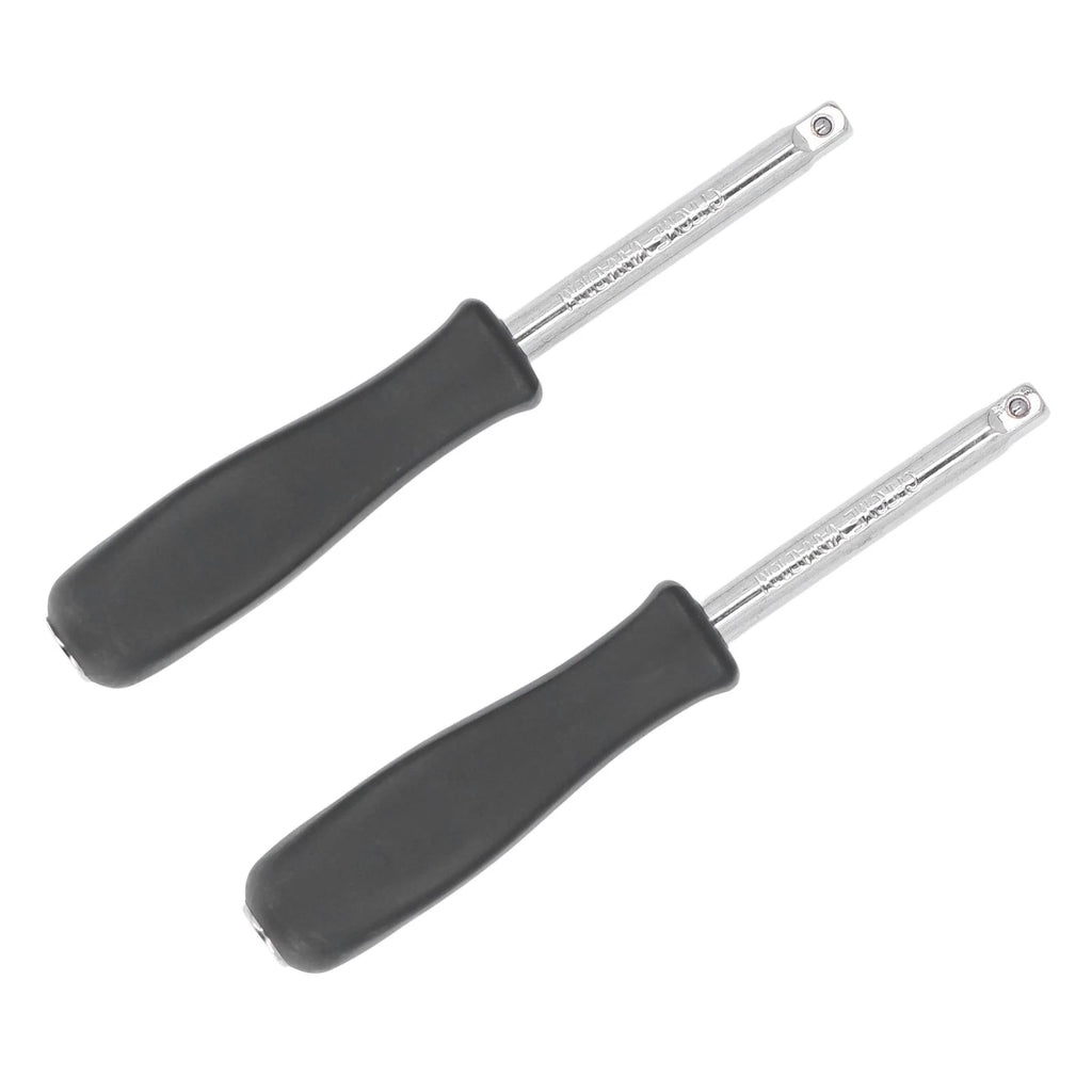2Pcs Drive Spinner 1/4in Socket Driver Handle Tool Set Kit For Repair