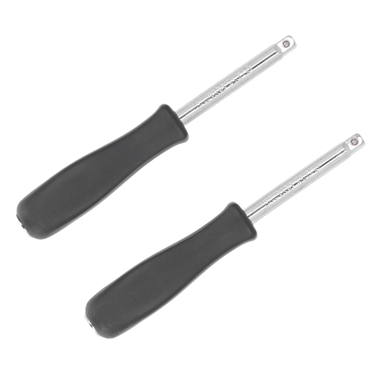 2Pcs Drive Spinner 1/4in Socket Driver Handle Tool Set Kit For Repair