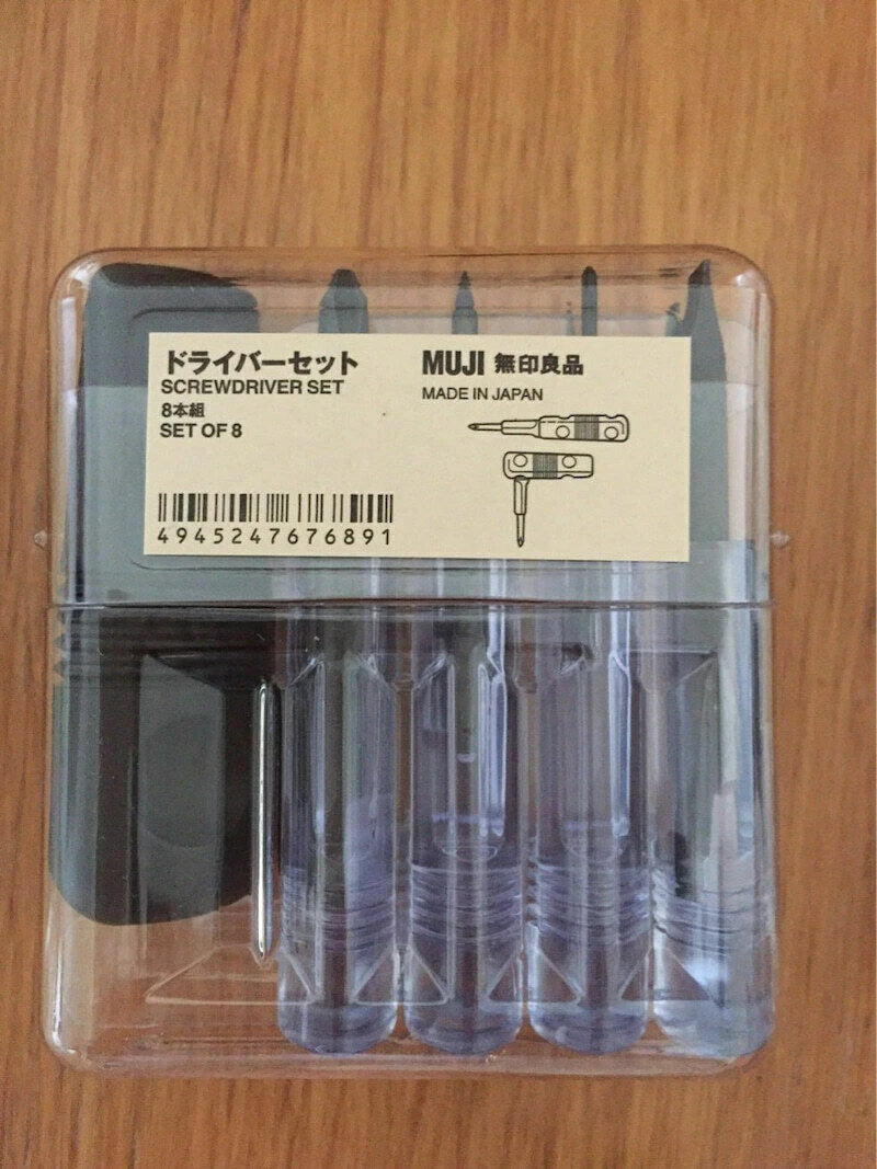 Muji Screwdriver set 8 pcs. MJ-DSYK01