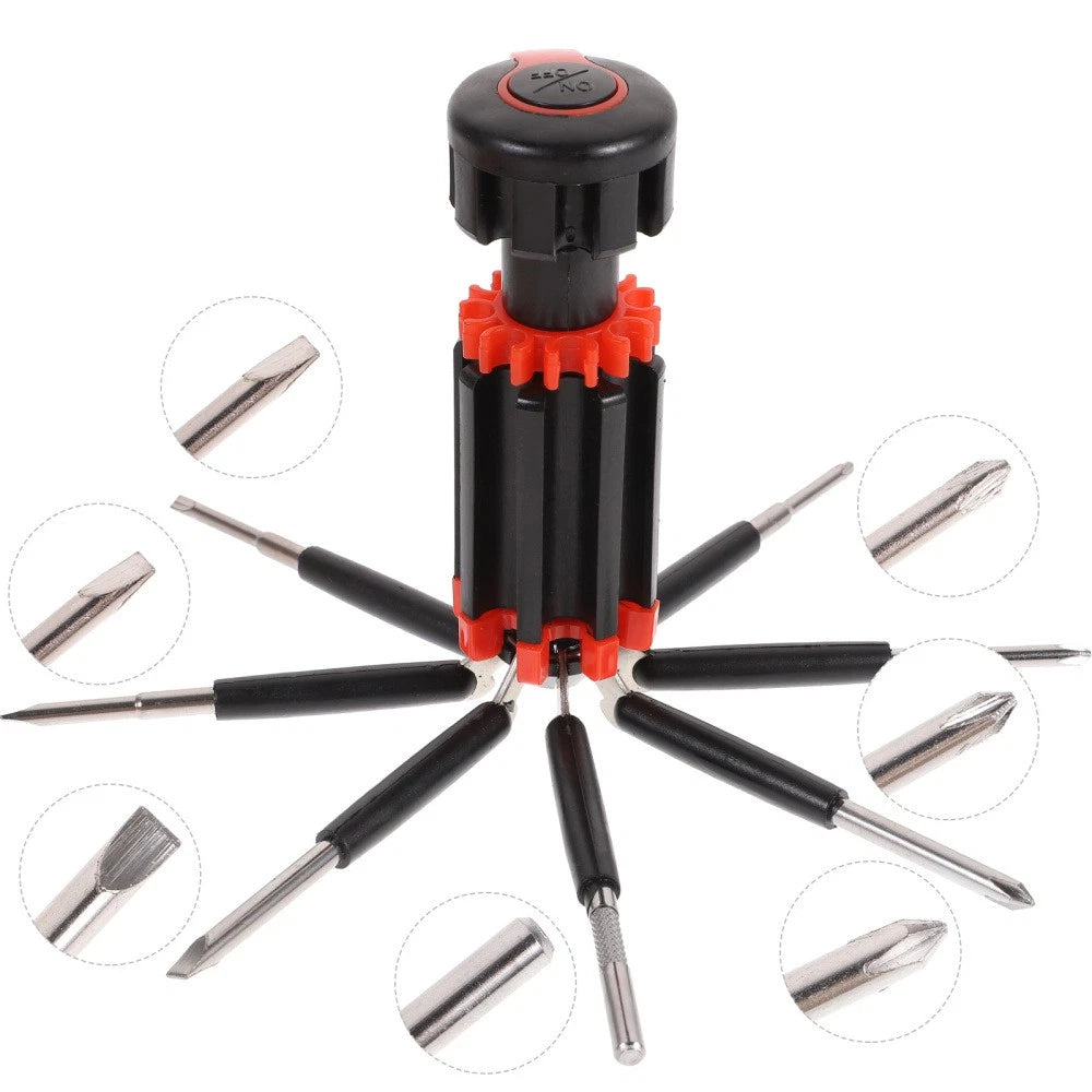 2Pcs Screwdirver Stubby Screwdriver Set Magnetic Screwdriver Set 8 1 Screwdriver