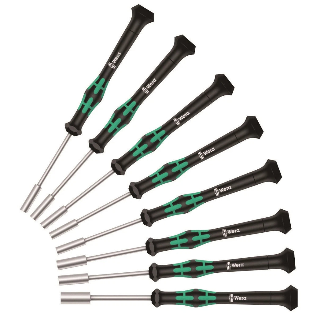 Wera 2069/8 Kraftform Micro Precision Nut Driver Set 8 Piece Metric 05345278001