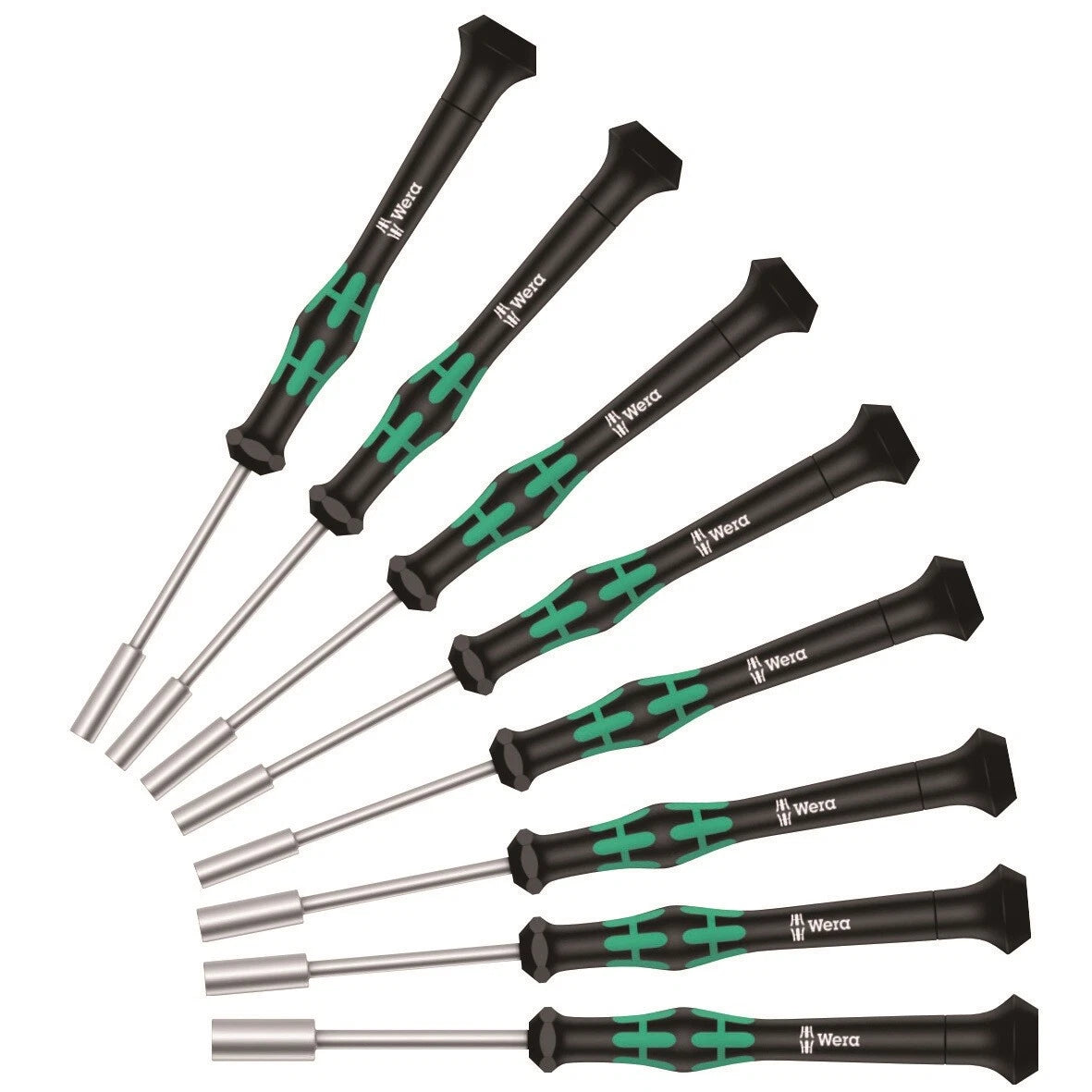 Wera 2069/8 Kraftform Micro Precision Nut Driver Set 8 Piece Metric 05345278001