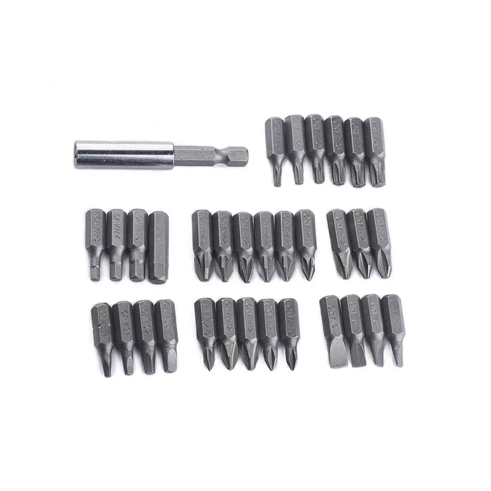 33 Pcs Tamper Proof Screwdriver Bit Set Security Bits for Screws