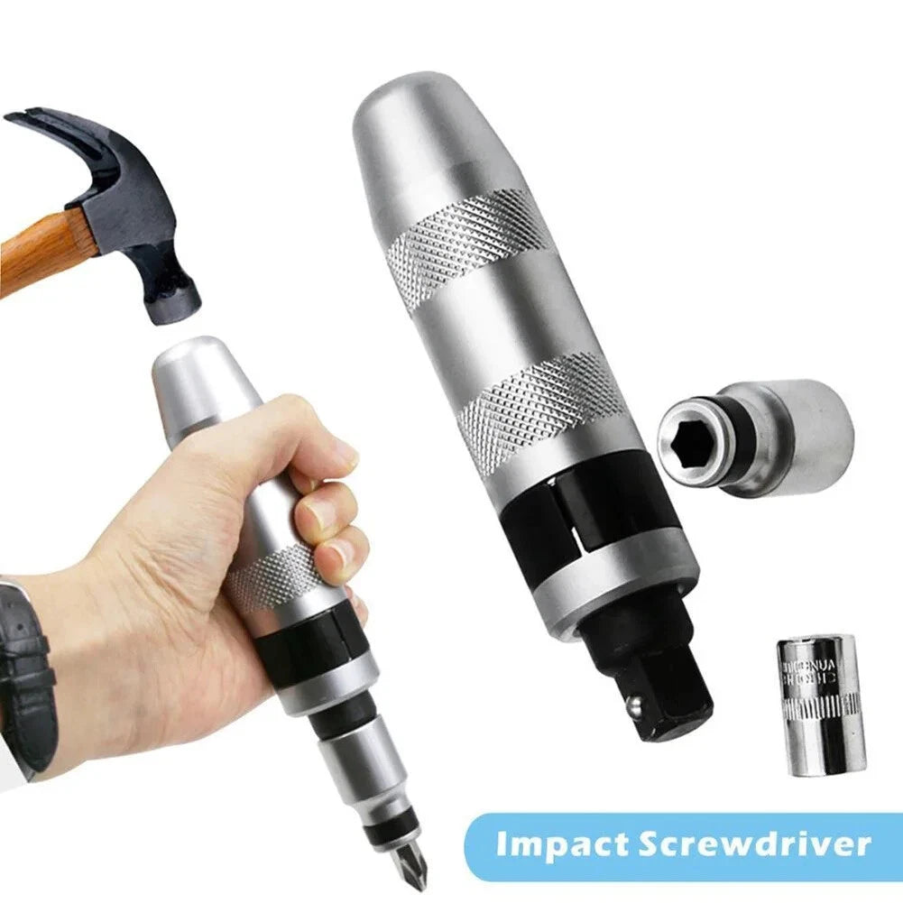 13-Piece Impact Screwdriver Set Heavy Duty Impact Screwdriver Chisel Bit Set