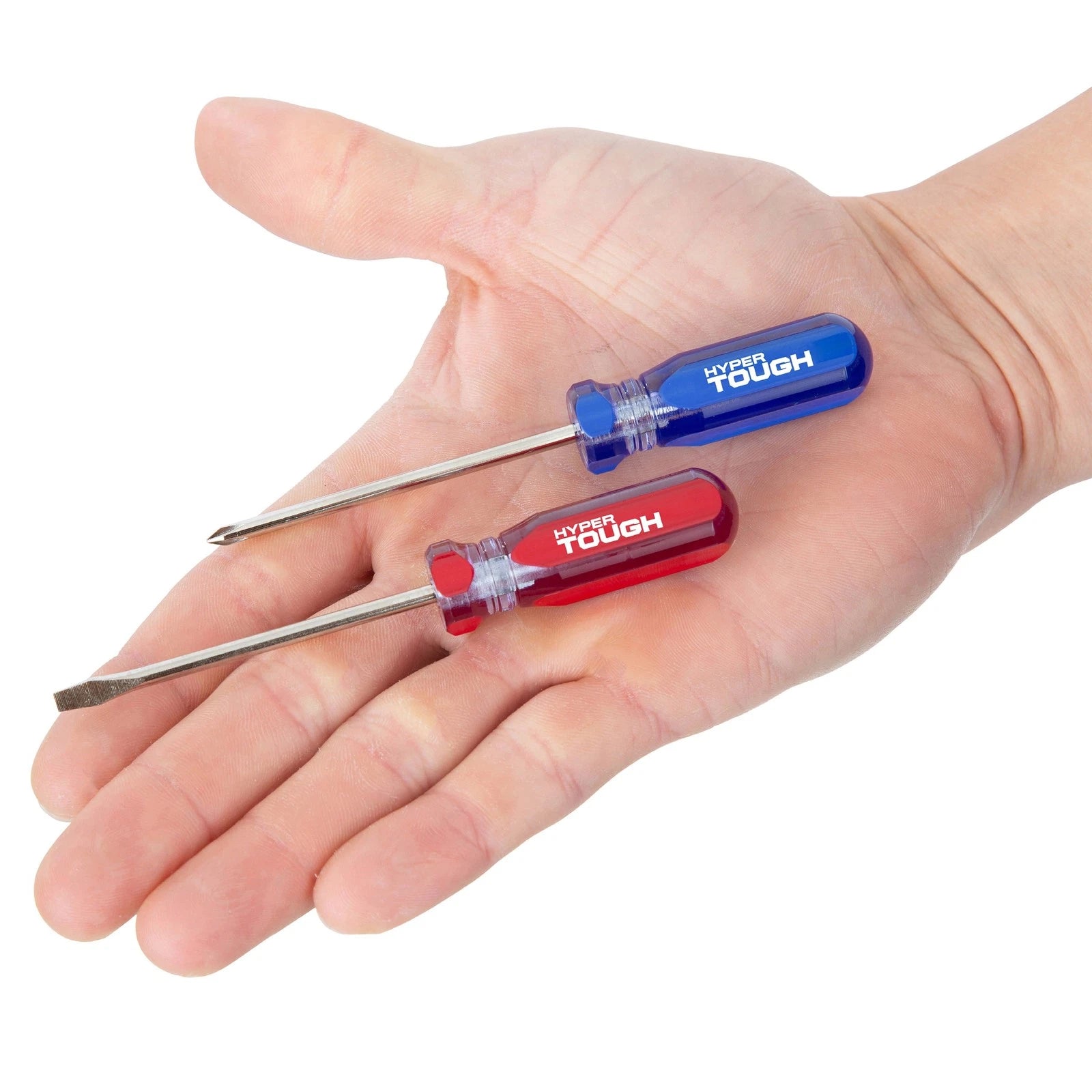 (3 pack) 2-Piece Acetate Handle Pocket Screwdriver,4 1/2-inch Screwdriver Set