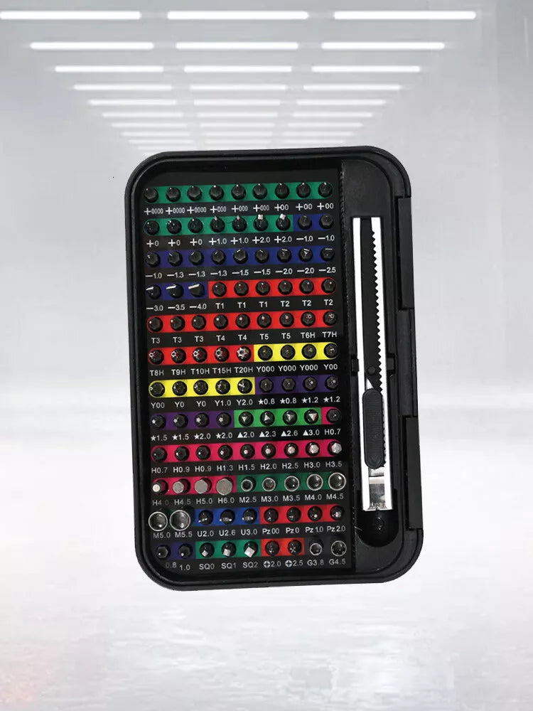 132 in 1 Magnetic Precision Screwdriver Set PC Phone Electronics Repair Tool KMP