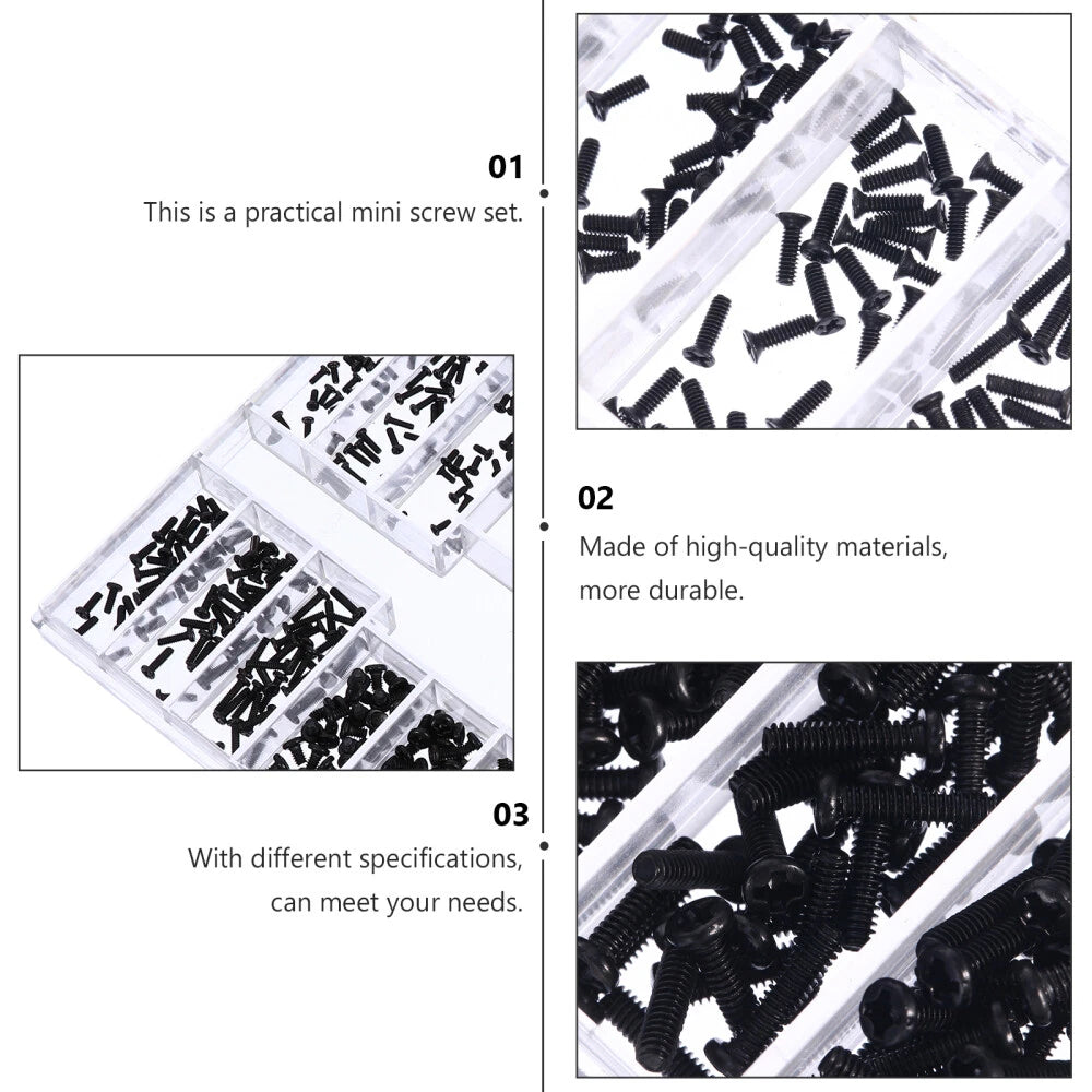 Air Replacement Screws Tiny for Electronics Console Hobby Assortment