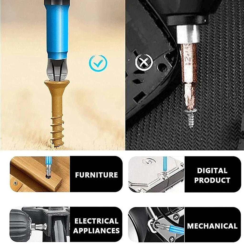 7/14X Magnetic screwdriver bit Bits set PH2 Anti-slip Hex Shank Screw Cross Head
