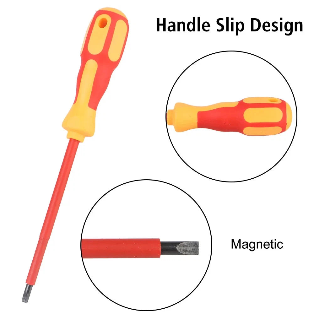 Insulated Phillips Slotted Bits Electrician Magnetic Screwdriver Screwdriver Set