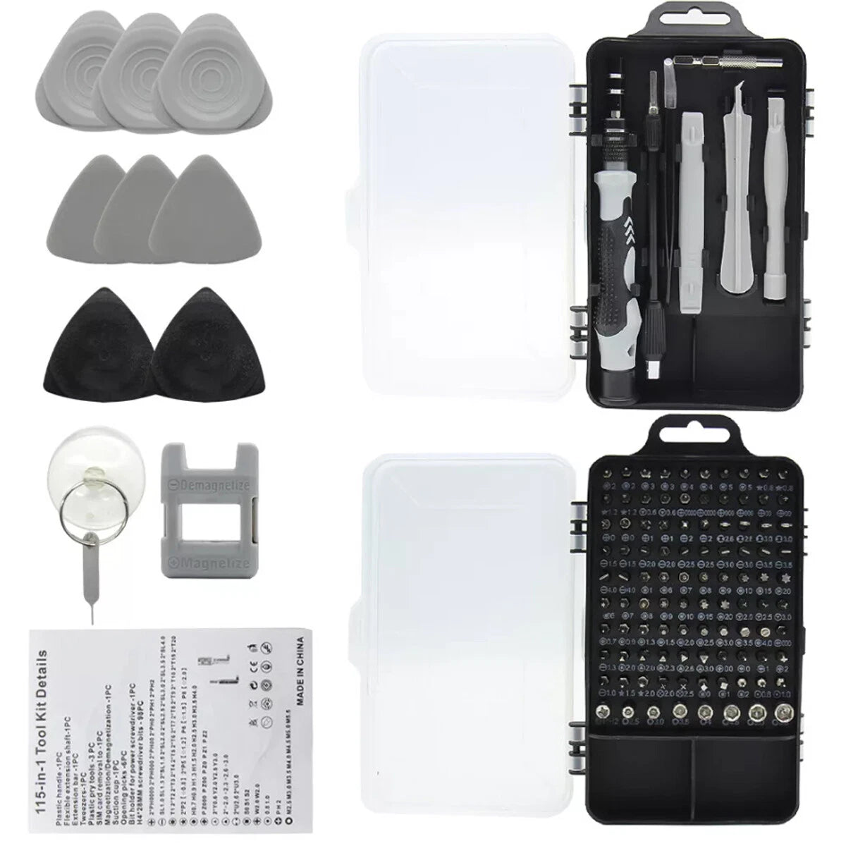 115 in 1 Precision Screwdriver Set Repair Tool Kit For Laptop Computer PC Phone