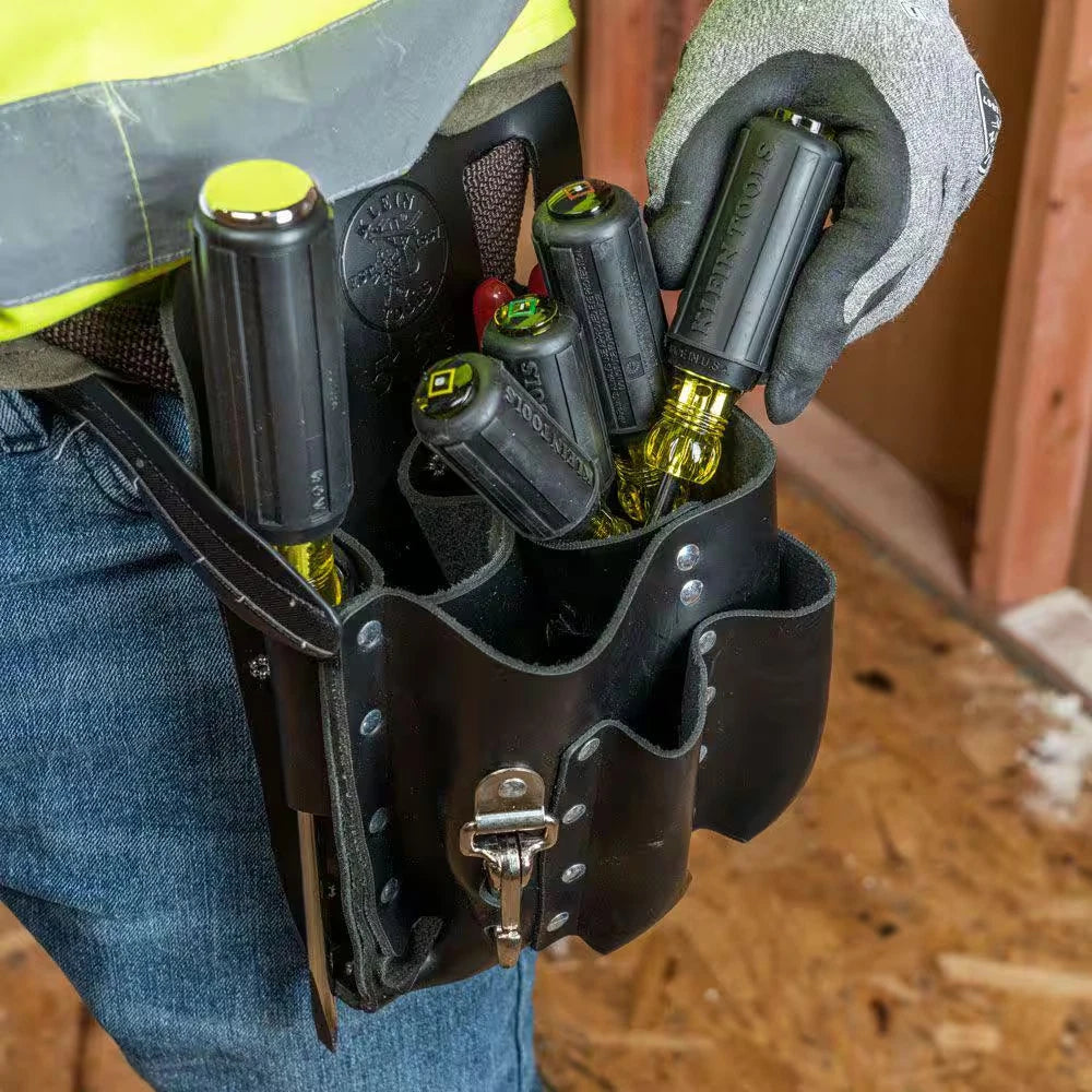 4-Piece Square Recess Screwdriver Set- Cushion Grip Handles