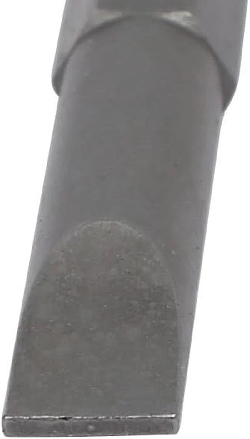 6Mm Tip Width 1/4-Inch Hex Shank Magnetic Slotted Screwdriver Bits Gray