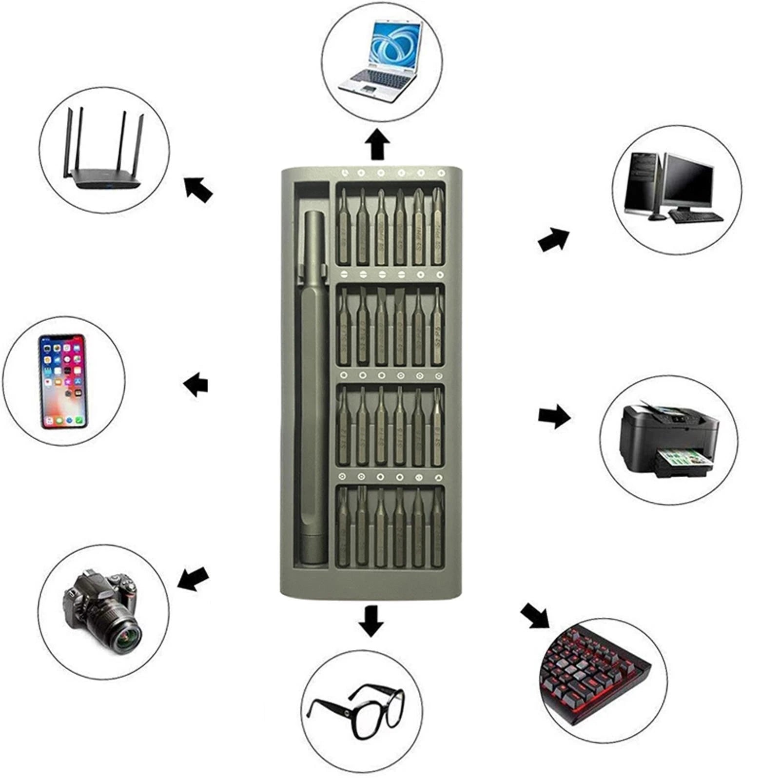 MIJIA Screwdriver Set Precision Magnetic Screw Driver Kit Phillips Cross