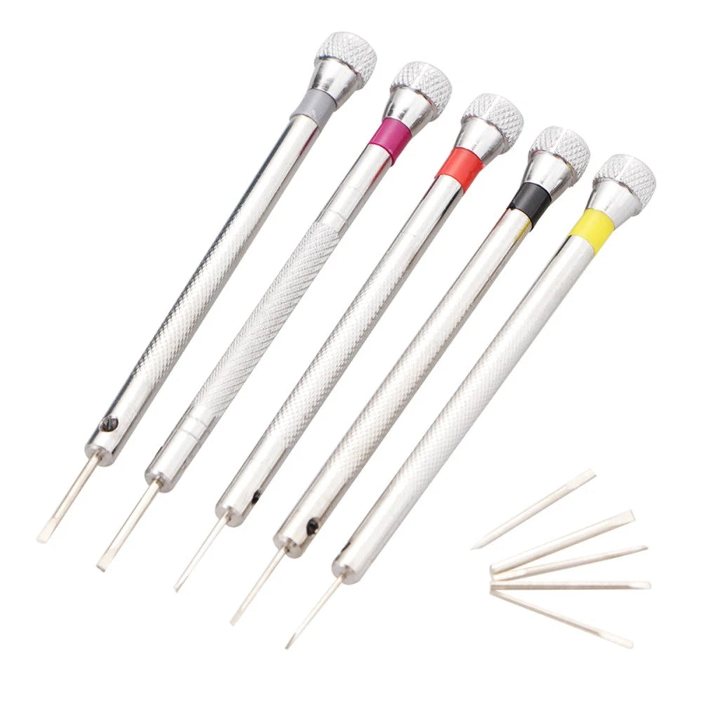 5 Pcs Small Screwdriver Set Glasses Repairing Tool Kit Sunglasses