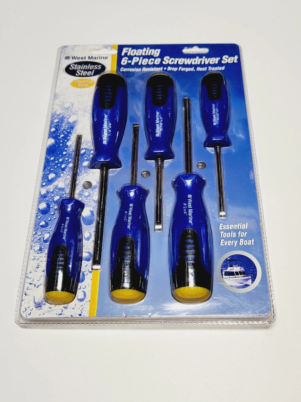 West Marine Floating Stainless 6pc Screwdriver Set