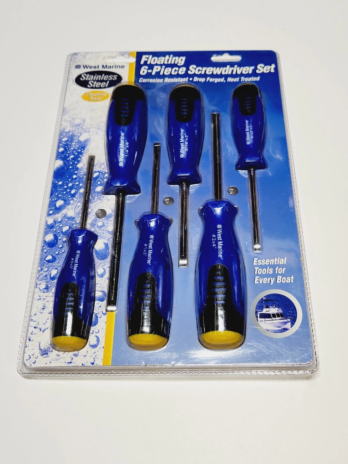 West Marine Floating Stainless 6pc Screwdriver Set