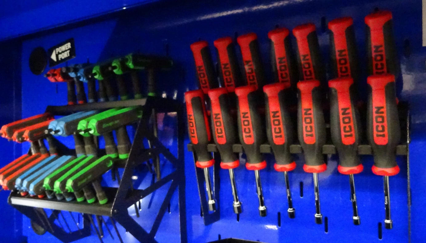 US General Icon hutch mount Organizer holder for ICON Nut Driver set tool box